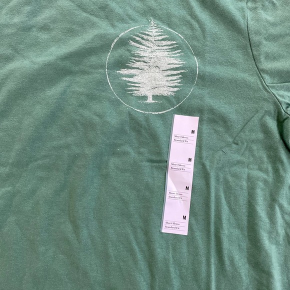 Goodfellow "Plant It" Green Short Sleeve Shirt - Medium - Picture 2 of 6